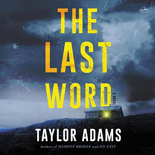 Image shows book cover of The Last Word by Taylor Adams