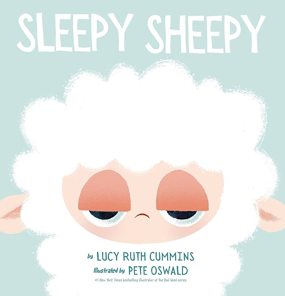 Image shows book cover of Sleepy Sheepy by Lucy Ruth Cummins